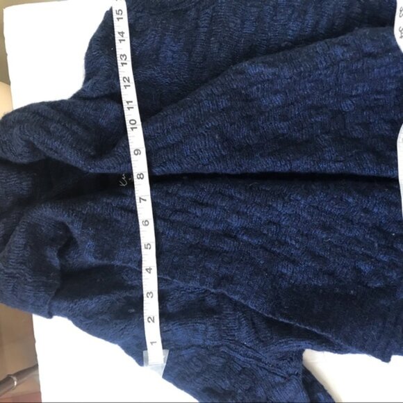 ARITZIA Talula Cardigan Cable Knit Cashmere Angora Open Sweater Chunky Shawl S - Picture 5 of 14